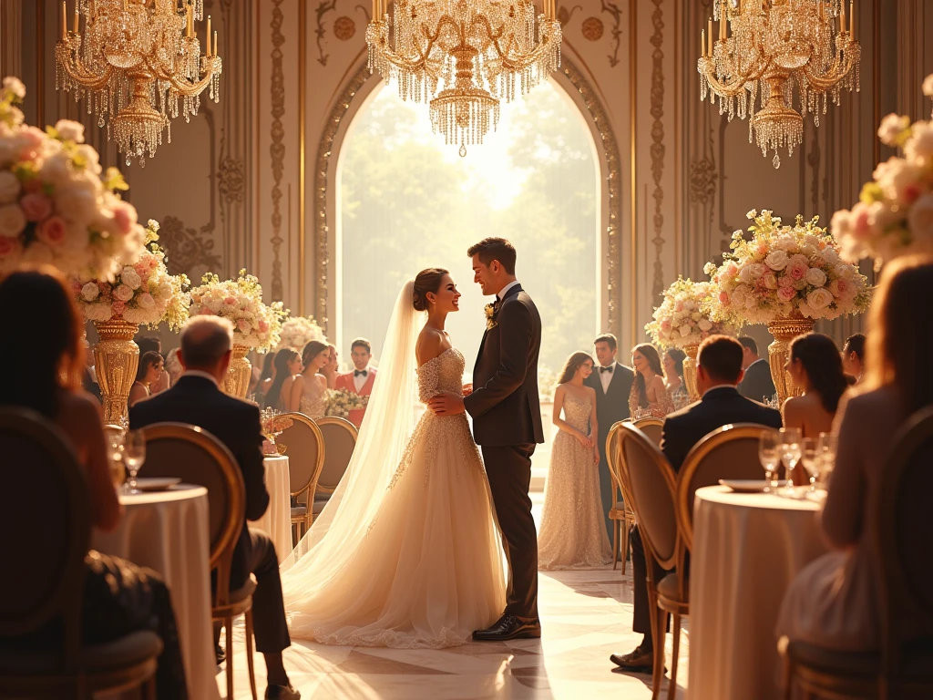 Luxury wedding celebration styling